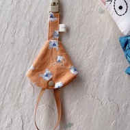 吼吼小虎王 手工純棉奶嘴鏈+保護套組