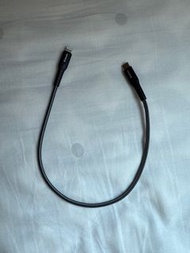Verbatim 30cm 叉電線 充電線 Type C 至 Lightning Apple 頭