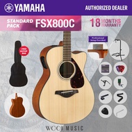 Yamaha FSX800C-NAT FSX Series Solid Top Acoustic Electric Guitar 40" - Natural