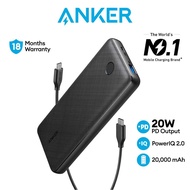 Anker Powerbank Fast Charging PowerCore Powerbank 20000mah Portable Charger USB C Power Bank Anker C