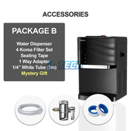 Midea Water Dispenser Tabletop Hot Normal Cold Desktop Water Purifier Midea Model 1631 - 4 Stages An