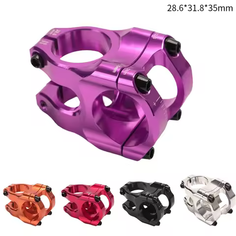 Bike Stem CNC 31.8×35MM Ultralight Aluminum Alloy Stem Downhill Stem Black / Red / Orange / Silver /
