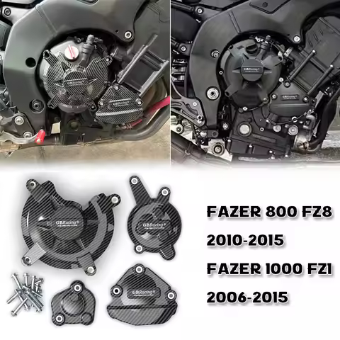 For YAMAHA FAZER 800 FZ8 2010-2015 / FAZER 1000 FZ1 2006-2015 Motorcycle Engine Cover Sets Bonnet Pr
