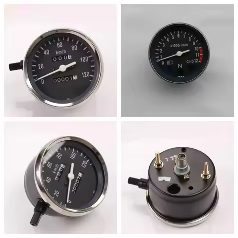 Motorcycle Speedometer Tachometer 12V idling meter Instrument For Suzuki HJ125 GN125 HJ GN 125 125cc
