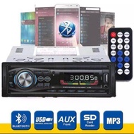 LXJ CAR 1 DIN MP3 เครื่องเสียงติดรถยนต์ Wireless Bluetooth Car Audio Stereo In-Dash Car MP3 Player Support Aux Input TF Card USB