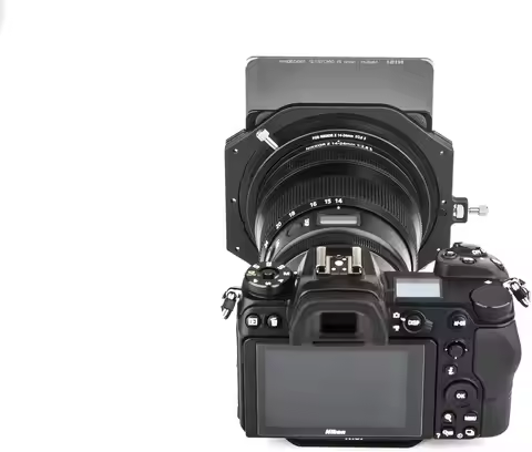 NiSi 100mm Filter Holder FOR Nikon Z 14-24mm f/2.8 S, Dual Square Filter Slot Camera Lens Bracket