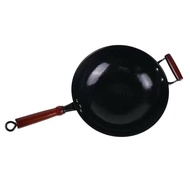 Traditional cast iron wok