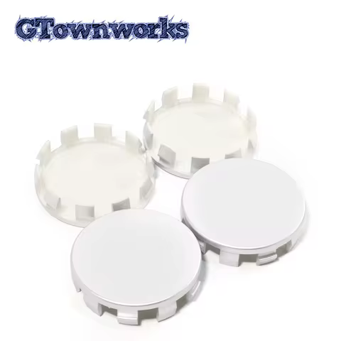 GTownworks 2/4pcs 66.6mm OD 64.5mm ID Wheel Hub Cap For 2008-2020 5 Series 2012-2016 Active Hybrid 5