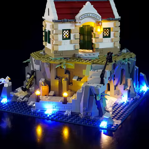 BRIXSPARK LED Light Kit for Lego 21335 Lighthouse MOC Building Blocks, USB DIY Light Set, Bricks Not
