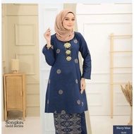 BAJU KURUNG PAHANG SONGKET TENUN BUNGA TABUR (S-XXL)
