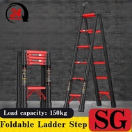 4/5 Steps Aluminum Telescopic Ladder Folding Ladder Indoor Telescopic Ladder Multifunctional Ladder