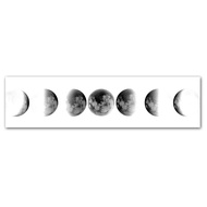 Wall Art Moon Phase Black White Posters Aesthetic Canvas Art Prints Abstract Painting Wall Picture F