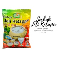 Happy GRASS COCONUT JELLY POWDER 225G COCONUT JELLY POWDER COCONUT JELLY [HALAL]