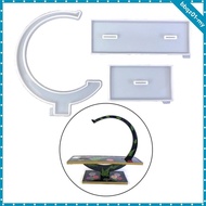 [BbqzefMY] Jewelry Display Rack Mould Epoxy Resin Casting Mould for Table