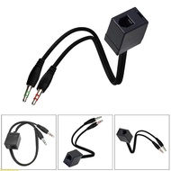 Doublebuy Headset Adapter RJ9 Female to 3 5mm male Headset Phone Splitter Adapter Computer Headphone Converter Cable Acc