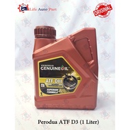 PERODUA ATF D3 GEAR OIL (1 LITER) -100% Original Gear Oil Viva Kenari Kelisa Myvi 1.3 D3 Perodua Min