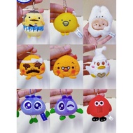 Preloved plushSKC64/ keychain Barysan Chickip Onikun Nissui Grilled Rice Balls Donki Buruburu Hiromi