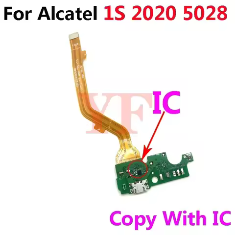 For Alcatel 1S 2020 5028 3C 5026 2019 5006 1 5033 3X 3L 2020 5061 5029 USB Charging Port Module Conn
