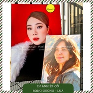 Print super sharp Wood Pressed photos - A3 Photo Frame Size (30x40cm), 30cm x 45cm Wall Decoration, 