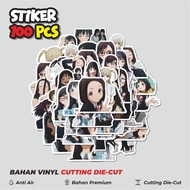 50 pcs Akebi's Sailor Uniform Series Anime Stickers Creative Cute Decoration for Notebook, Skateboar