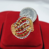 Murni Mewah Emas916, Cincin Crv L7 Btk S Rh 7133 2.0 cm Pd