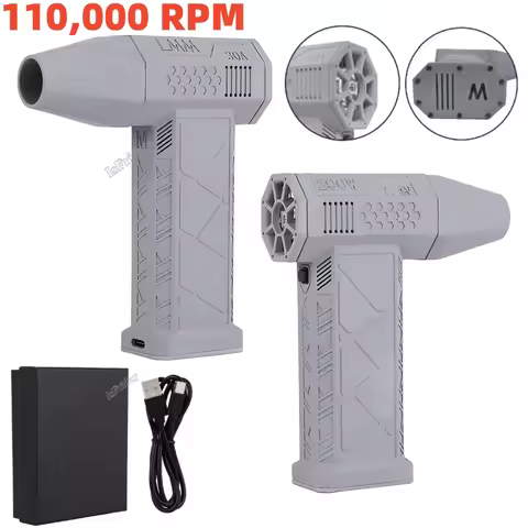 Mini Turbo Violent Fan Jet Turbo Fan 130000 RPM 45m/s Powerful Blower with High Speed Duct Fan Air B
