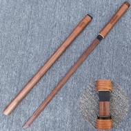 Pedang Kayu dengan Sarung Samurai Iaido Latihan Latihan Pedang Kayu Pejal Buluh Penuh Alat Peragaan 