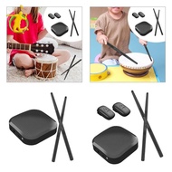 [Asiyy] Electric Stick Size Drum Practice Drum Accessories Electronic Drum for Studio Beginners