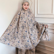 AL PUTRI | Mukena Dewasa Traveling Motif Terbaru Resleting 2in1 Laser Cut Bahan Katun