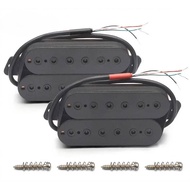Fan Fret Pickup 6 String Humbucker N-7.5k/B-15K 4 Conductor Cable Output Coil Splitting Guitar Picku