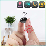 BEST SELLER BMAD Kamera CCTV Mini IP Wireless Night Vision Full HD 1080P / Kamera cctv mini nyambung ke hp tahan 24 jam jarak jauh tanpa listrik paling kecil tanpa kabel full hd tersembunyi murah bagus gratis ongkir cod pengintai