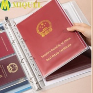 MIQUELZA Document Storage Bag, 7-in-1 A4/A5/B5 Zip File Bag, Multi-functional Waterproof Loose-leaf 