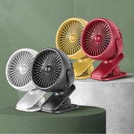 Yase YS2218 Portable Hand Mini Clip Cooling Fan Baby Stroller Office Table USB Charge Small Kipas 720° Spin