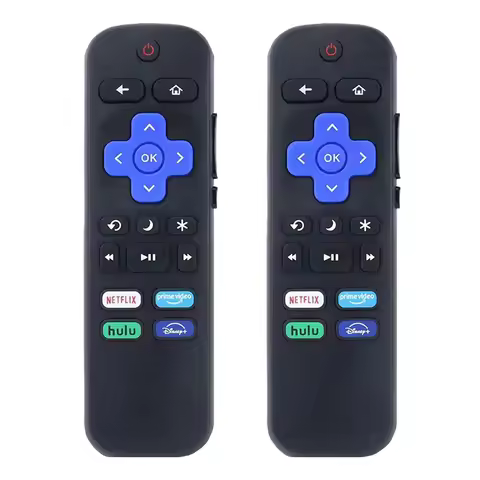 2 Pcs New Replacement Remote Control Fit for All Roku TV, Compatible for TCL Roku/Hisense Roku/Onn A