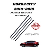 HONDA CITY 2014-2019 GLASS DOOR MOULDING SEAL RUBBER OUTER STRIP WINDOW GETAH LUAR TINGKAP