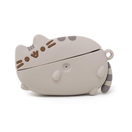 iFace x Pusheen Cute AirPods Pro Case - Pusheen The Cat Silicone Protective Cover [Carabiner Clip In