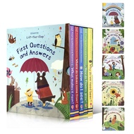 ((Finny Baby House)!English Original Picture Book Usborne First Questions and Answers 5 Volumes Chil
