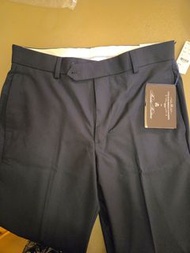 Brooks Brothers 西裝褲深藍色 100%羊毛
