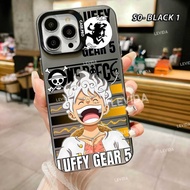 Silicone Case Casing Imd Case Hologram The North Face / Softcase One Piece Luffy Gear 5 for Oppo A52