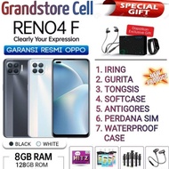 OPPO RENO 4F RAM 8/128 GB GARANSI RESMI OPPO INDONESIA Terbaru