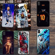 soft black Samsung Galaxy A32 4G A32 5G A41 A42 5G A51 A52 4G A52 5G A71 A72 4G Messi H phone case