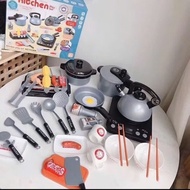 Super large 36-piece kitchen set kitchen toy kitchen playset kitchen toy set