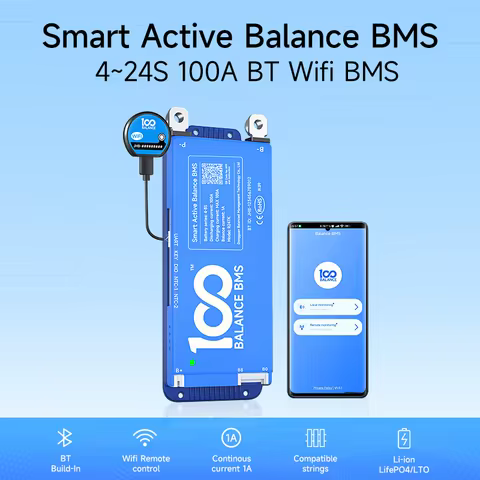 Daly bms Smart bms wifi bluetooth bms Active balance bms 16S 8S 100A150A 200ALifepo4 Li-ion jk LTO b
