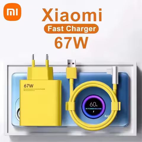 Xiaomi Original 67W USB Super Fast Charger Power Adapter Mi 15 14 13 12 11 6A Type C Cable POCO X5 X