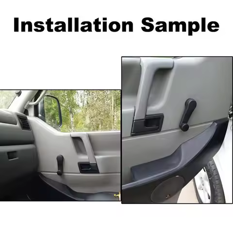 M45K-2 Pcs Car Window Winder Crank Handle For- T4 Transporter Golf MK3 MK4 6N1 Caddy Vento Bora Van 