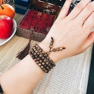 [HCM]Vòng Tay Trầm Hương  Chuỗi Trầm Hương 108 Hạt Tự Nhiên phong thủy tốt lành Kèm Hộp Đựng Hoặc Tú