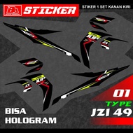 PREMIUM STICKER MOTORCYCLE STRIPING STICKER YAMAHA JUPITER Z1 JZI 49