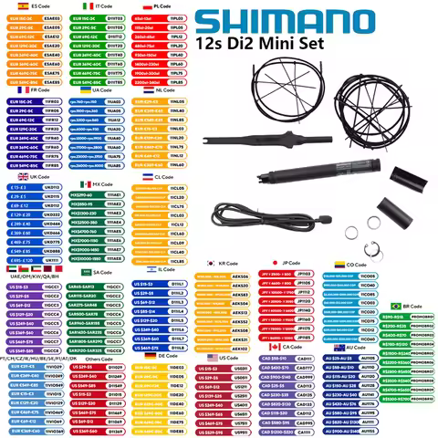 Shimano Di2 Parts 12s Mini Groupset TL-EW300 EW-EC300 SD300 Sets For Road Bike R7170 R8170 R9270 Gro