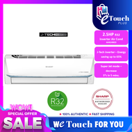 Sharp R32 J-Tech Inverter (AHX24BED &amp; AUX24BED) 2.5hp Inverter Air Conditioner R32 Aircond - 5 Star Energy Saving