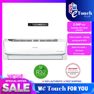 Sharp R32 J-Tech Inverter (AHX24BED & AUX24BED) 2.5hp Inverter Air Conditioner R32 Aircond - 5 Star 